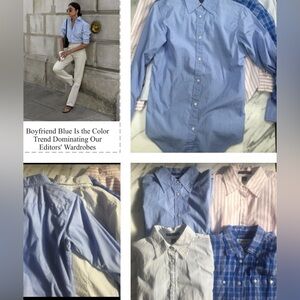 4 SHIRTS, 3 GAP SHIRTS AND ONE IS AN AMERICAN EAGLE OUTFITTER SHIRT